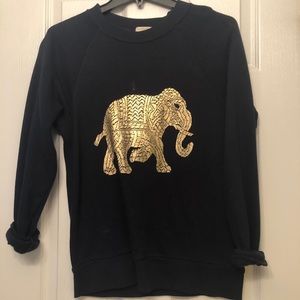 Jcrew crew neck elephant sweatshirt